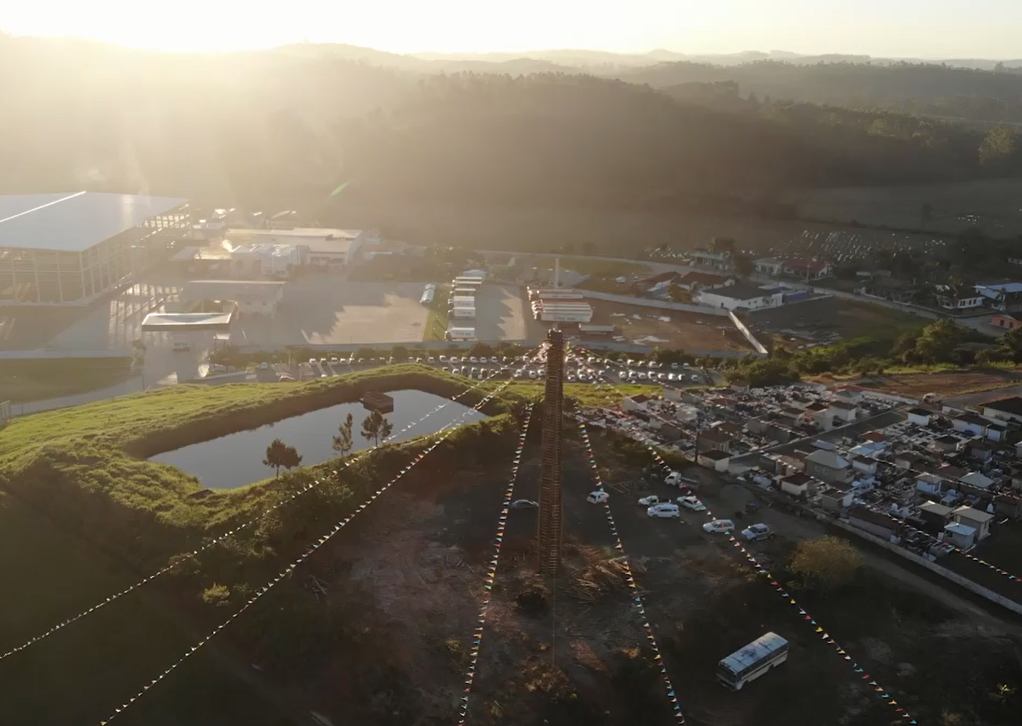 Tradicional Fogueira Eleita Como Primeira Maravilha De S O Jo O Do